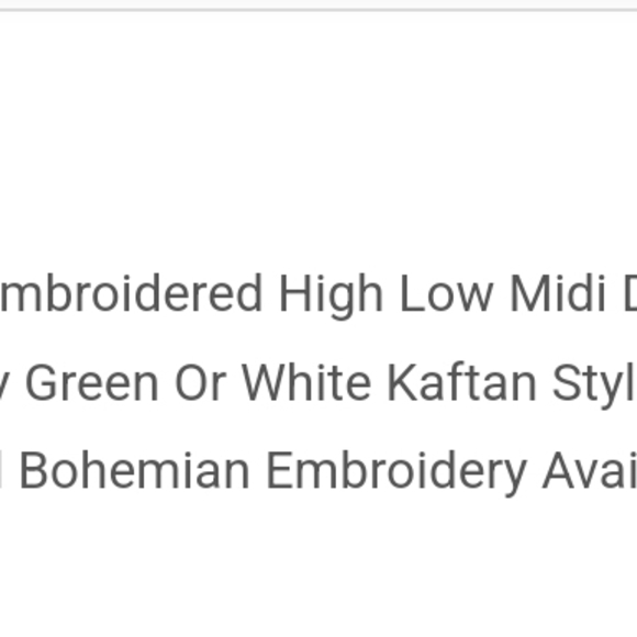 Free People Light Blue Embroidered High Low Dress - Picture 10 of 10